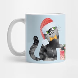 cat Christmas Mug